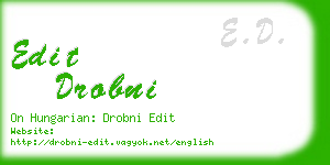 edit drobni business card